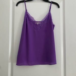 Wayf purple adjustable strap cami